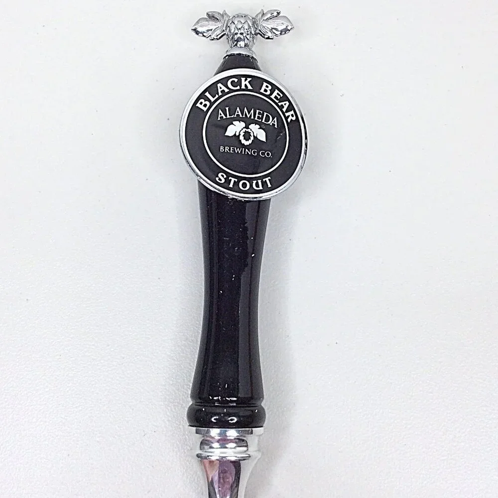 Alameda Brewing Black Bear‎ Stout Beer Tap Handle 12